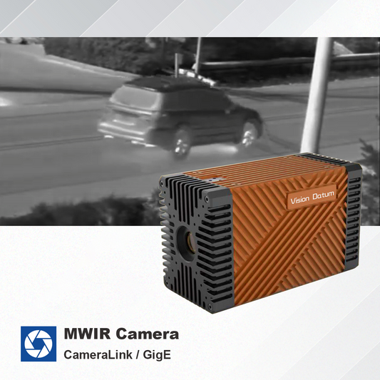 Инфракрасная камера спектра от 1500 до 5200 нм с MWIR-охлаждением 