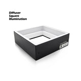 Four-side Uniform Shadowless Square Light  With Diffuser Panel