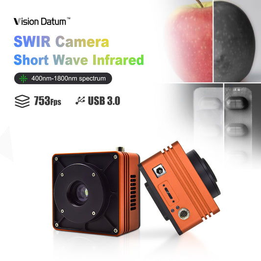 400nm-1800nm InGaAs IMX990 IMX991 USB3.0 SWIR Camera External TEC Cooling