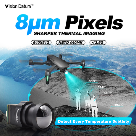 640×512 8μm USB4pin LVCMOS LWIR Drone Camera  iVaster640LW-P8（副本） - Vision Datum