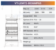 65MP Large Format Industrial Lens – 3.2μ High Resolution, 8K Line Scan Compatible - Vision Datum