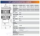 VT-LEMF-MP29 29MP F-Mount High Resolution Lens