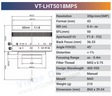 VT-LHF/T-MP5 5MP Large Format F/T Mount Lens for 4K Line Scan Cameras - Vision Datum