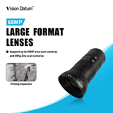 65MP Large Format Industrial Lens – 3.2μ High Resolution, 8K Line Scan Compatible - Vision Datum