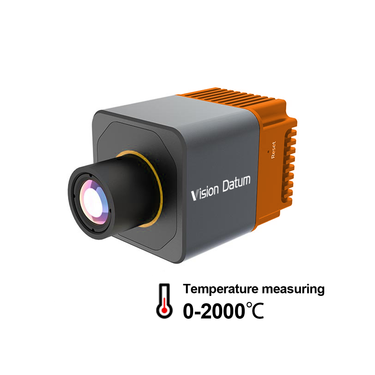 0℃ to 2000℃ iVa640LWHT High Temperature Measurement Radiometric 640x512 25Hz LWIR Thermal Camera