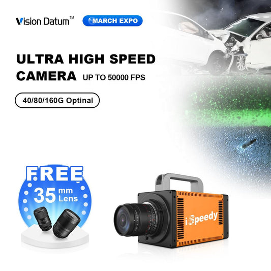 50000 fps Ultra High Speed 2560x2016 Real Time Record iSpeedy Video Camera