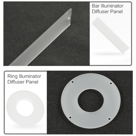Bar Illuminator Diffuser Plate for Machine Vision LED Lighting - Vision Datum