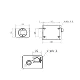 High Resolution 1.7MP IMX432 68FPS GigE Machine Camera - Vision Datum