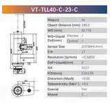 High-speed machine vision inspection using a 2/3-inch liquid telecentric lens with electronic focus