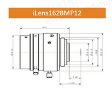 iCentral 1/1.7" 12MP C-Mount противоударные промышленные объективы для систем машинного зрения