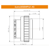iCentral 1/1.7" 12MP C-Mount Anti-Shock Industrial Machine Vision Lenses - Vision Datum