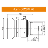 iCentral 1/1.8" 6MP C-Mount Low Distortion Industrial Machine Vision Lenses - Vision Datum