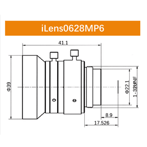 iCentral 1/1.8" 6MP C-Mount Low Distortion Industrial Machine Vision Lenses - Vision Datum