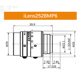 iCentral 1/1.8" 6MP C-Mount Low Distortion Industrial Machine Vision Lenses - Vision Datum