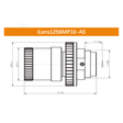 iCentral 2/3" 10MP C-Mount Anti-Shock Industrial Machine Vision Lenses - Vision Datum
