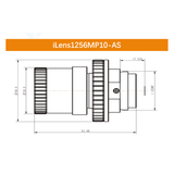 iCentral 2/3" 10MP C-Mount Anti-Shock Industrial Machine Vision Lenses - Vision Datum