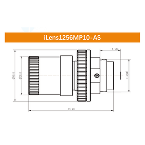 iCentral 2/3" 10MP C-Mount Anti-Shock Industrial Machine Vision Lenses - Vision Datum