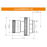 iCentral 2/3" 10MP C-Mount Anti-Shock Industrial Machine Vision Lenses - Vision Datum