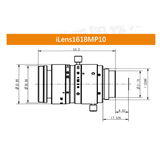 iCentral 2/3" 10MP C-Mount Optical Industrial Machine Vision Lenses - Vision Datum