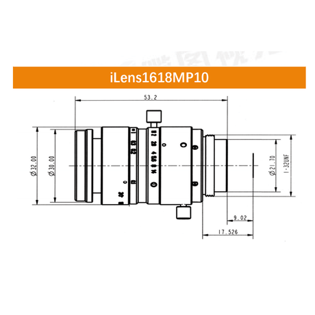 iCentral 2/3" 10MP C-Mount Optical Industrial Machine Vision Lenses - Vision Datum