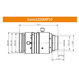 iCentral 2/3" 10MP C-Mount Optical Industrial Machine Vision Lenses - Vision Datum