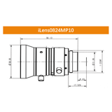 iCentral 2/3" 10MP C-Mount Optical Industrial Machine Vision Lenses - Vision Datum