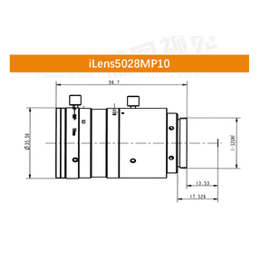 iCentral 2/3" 10MP C-Mount Optical Industrial Machine Vision Lenses - Vision Datum