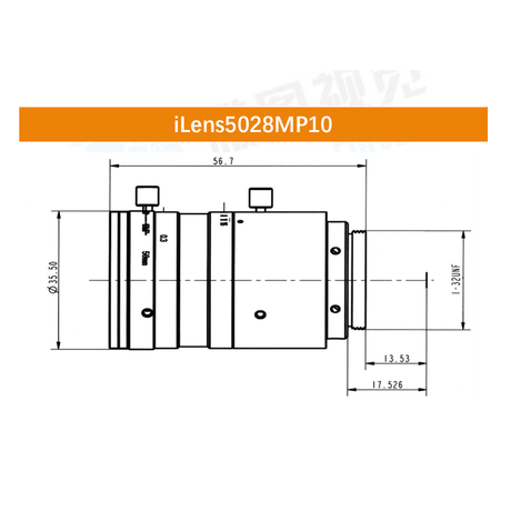 iCentral 2/3" 10MP C-Mount Optical Industrial Machine Vision Lenses - Vision Datum