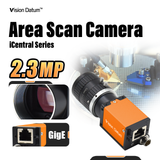 IMX249 2MP GigE global shutter industrial camera for machine vision inspection