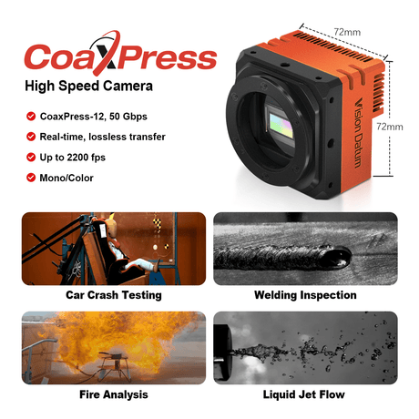 iSpeedy22MX20M/C-CXP 2250fps 1920x1080 High Speed Camera - Vision Datum