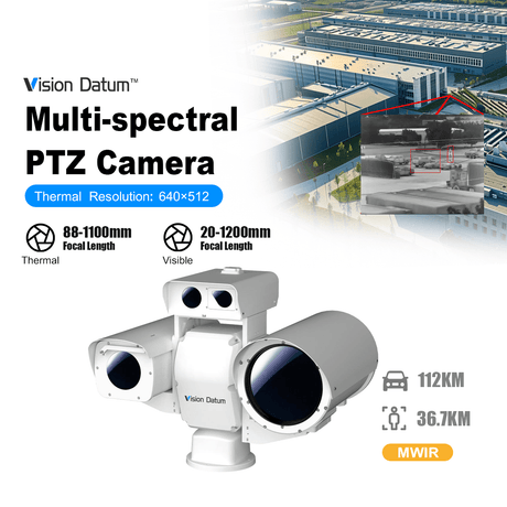 iVa130L4MPH-L3 1280×1024 8-14μm Spectrum Multi Spectrum PTZ Camera - Vision Datum