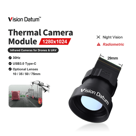 iVaster1280LWT 1280x1024 30Hz Thermal imaging Camera with Temperature Measurement - Vision Datum