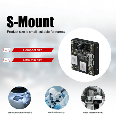 LEO 4020S-21UC-BS 1/1.7 IMX226 12MP 21fps S-Mount Board Level Camera - Vision Datum