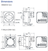 LEO 65MG-32xm/xc 65MP 31.5FPS 1/1.8" GMAX3265 CXP Global Shutter Camera - Vision Datum