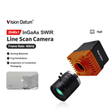 2048 x 1 Resolution 950-1700nm InGaAs SWIR Line Scan Camera 40kHz GigE M42 Lens