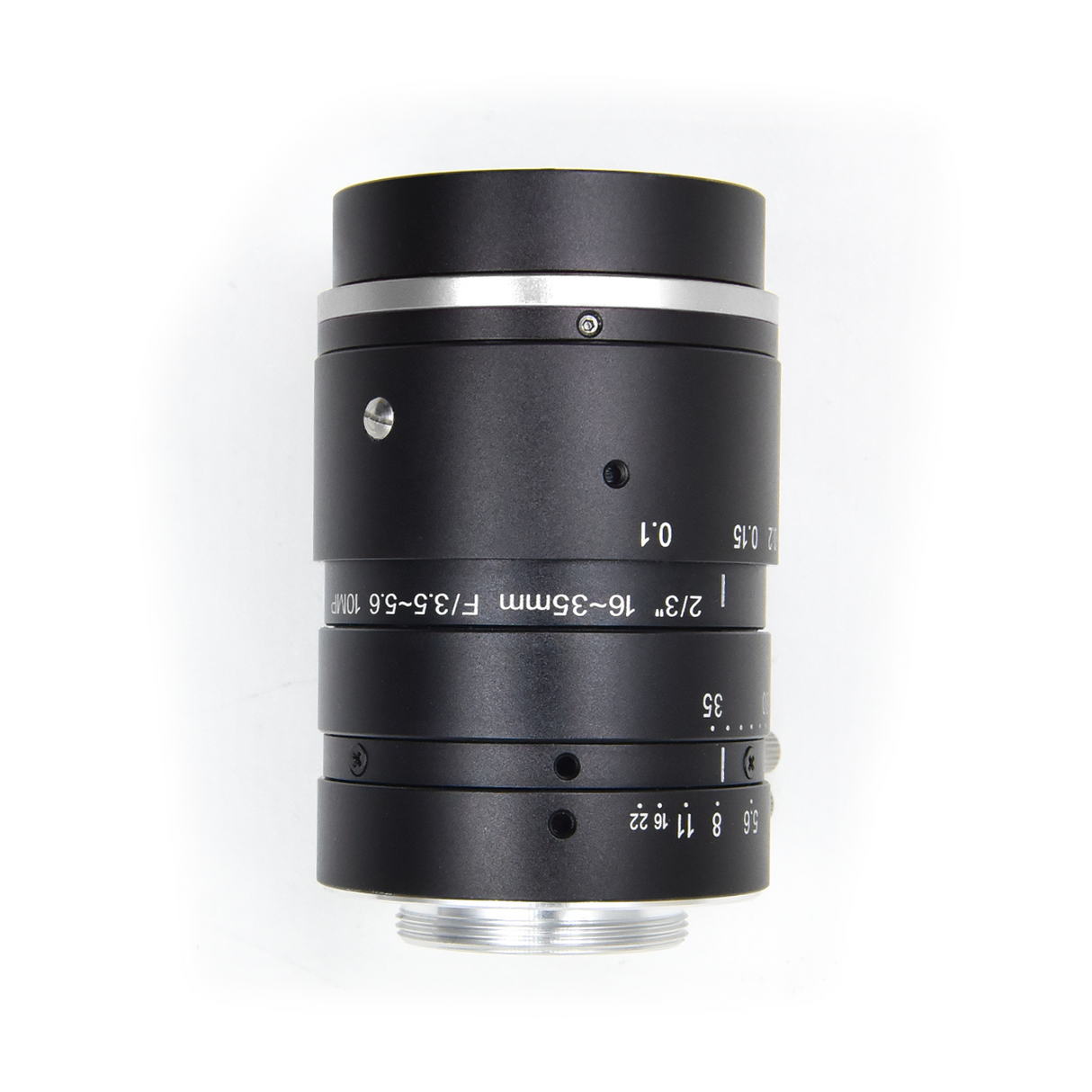 Low distortion 1/1.7 inch machine vision lens for accurate measurement and industrial inspection systems