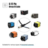Manufacture sales 6pin connector to open vision data IO Hirose Cable For Area Scan Camera - Vision Datum