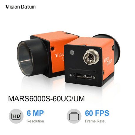 MARS6000S-60UC/UM 6MP IMX178 60FPS Rolling Shutter Camera - Vision Datum