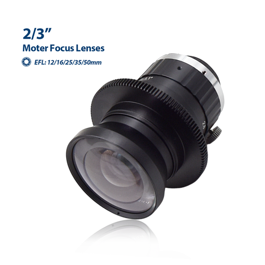 2/3'' C-Mount Motor Focus Lenses