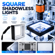MT Series square machine vision light for uniform industrial inspection