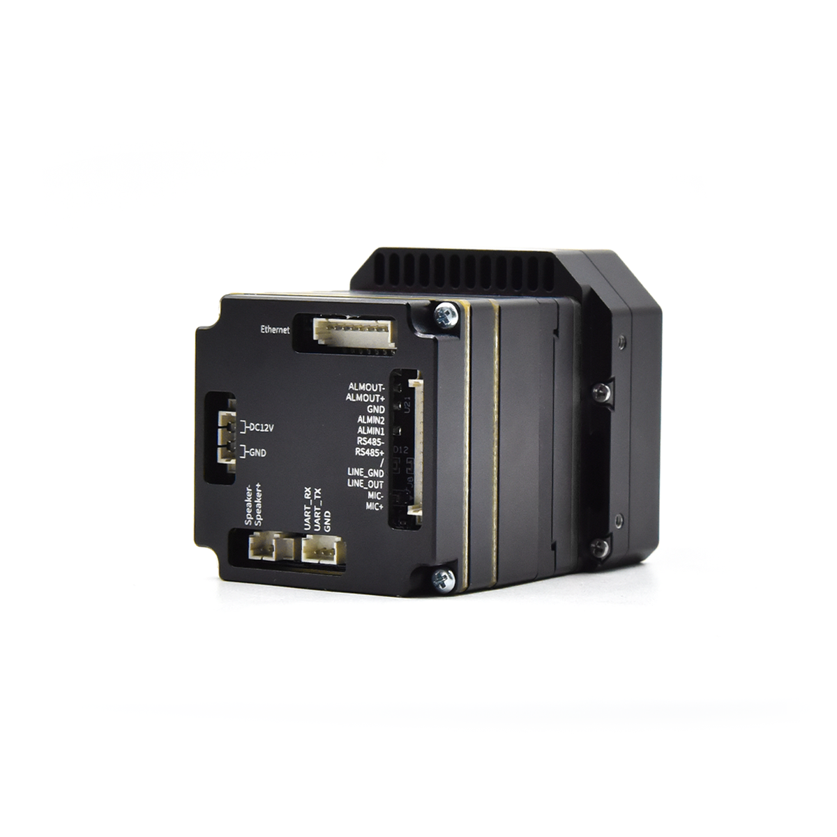 Thermal camera with fire point detection and high temperature alarm