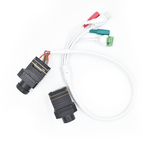 Thermal camera for temperature measurement from -20C to 650C