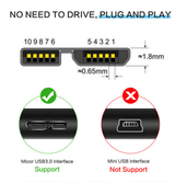USB 3.0 (Type-A) To USB 3.0 (Micro-B) Locking Screws - Vision Datum