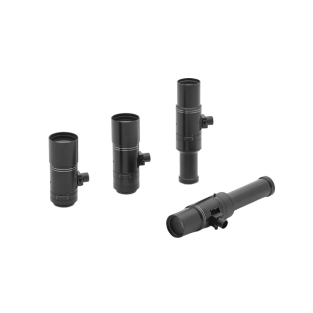 Visible-SWIR telecentric lens series with focus shift correction for 400-1200nm machine vision imaging