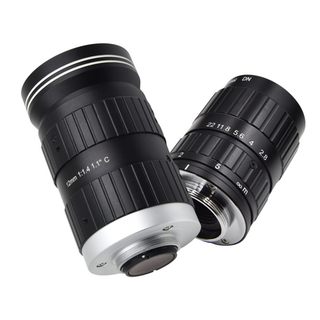 VT-VIRLEN3520MP5-H1 35mm IR corrected C-Mount lens with 5MP resolution for visible and NIR machine vision imaging