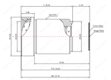 VT‑LEM05428i‑M12‑MP12 5.4MM 1/2.3" 12MP M12 Lens for Back-Bone Modified GoPro - Vision Datum