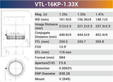16k5μ V-mount 66mm Sensor Size high resolution Line Scan Lens - Vision Datum