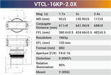 16k5μ V-mount Line Scan Lenses - Vision Datum