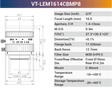 2/3'' 8MP 400-950nm C-Mount Fixed Lenses VT-LEM0814CBMP8 - Vision Datum