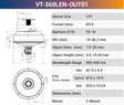 360°Outer Surface C-Mount Lenses - Vision Datum
